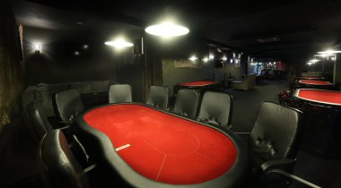 donker interieur van Europese casino
