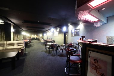 donker interieur van Europese casino