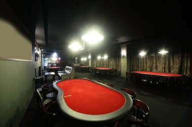 donker interieur van Europese casino