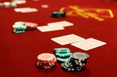 donker interieur van Europese casino