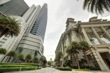 hoş ve güzel cityscape Singapur