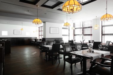 modern restoran güzel iç