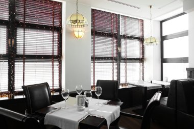 modern restoran güzel iç