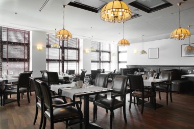 modern restoran güzel iç