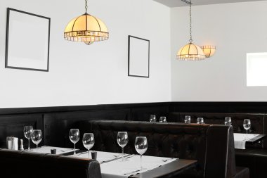 modern restoran güzel iç