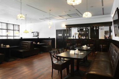 modern restoran güzel iç