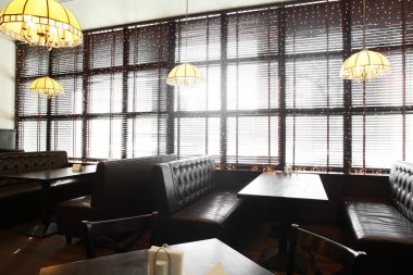 modern restoran güzel iç