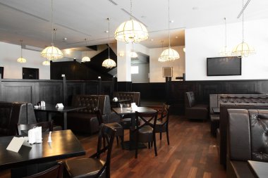 modern restoran güzel iç