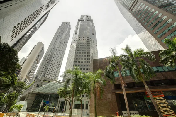Mooie en prachtige skyline van singapore — Stockfoto