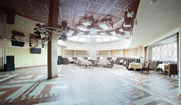 Belo interior do restaurante moderno — Fotografia de Stock