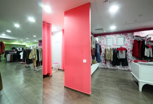 European dressing room in stylish store — Stock Photo, Image