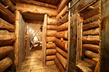 Rus Ahşap sauna iç