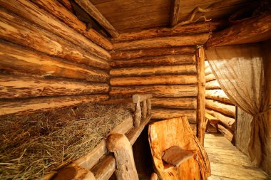 Rus Ahşap sauna iç