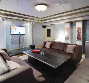 parlak renklerde Avrupa Restoran