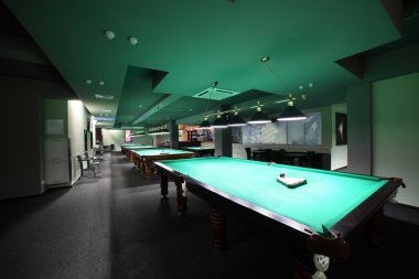 İç modern ve güzel Bilardo