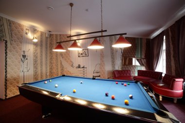 İç modern ve güzel Bilardo