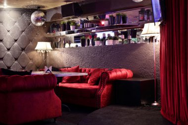parlak renklerde Avrupa Restoran