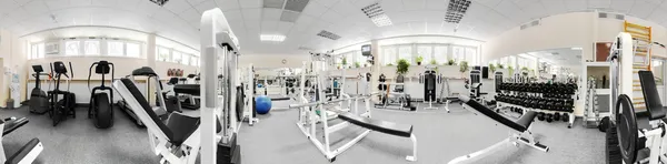 Modern european sport gym without people — Stock Photo, Image