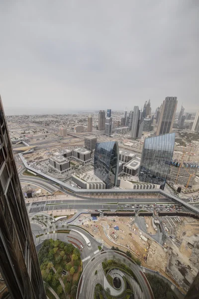 Dubai centro città bella vista sulla città — Foto Stock