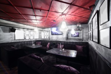 parlak renklerde Avrupa Restoran