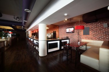 parlak renklerde Avrupa Restoran