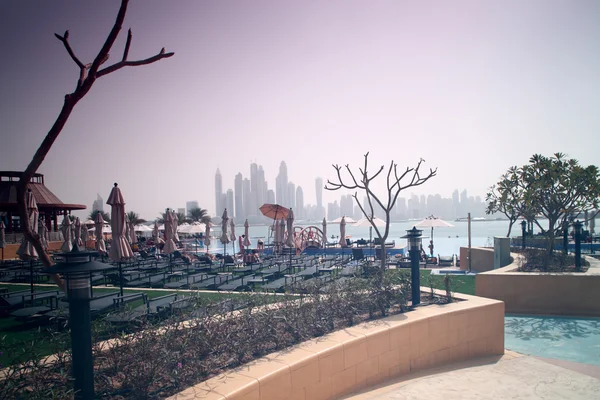 Dubai yard güzel manzara — Stok fotoğraf