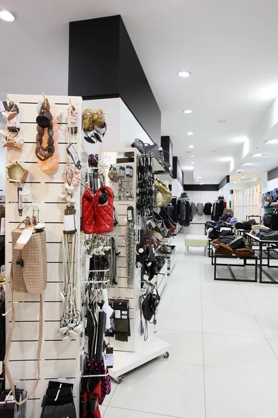 Brand new interior of cloth store — Stock Photo, Image