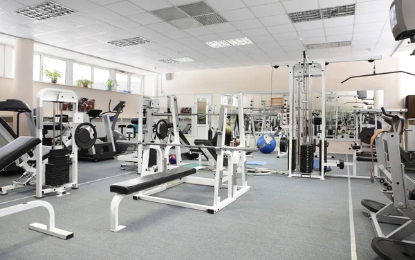 Modern european sport gym without people Stock Picture