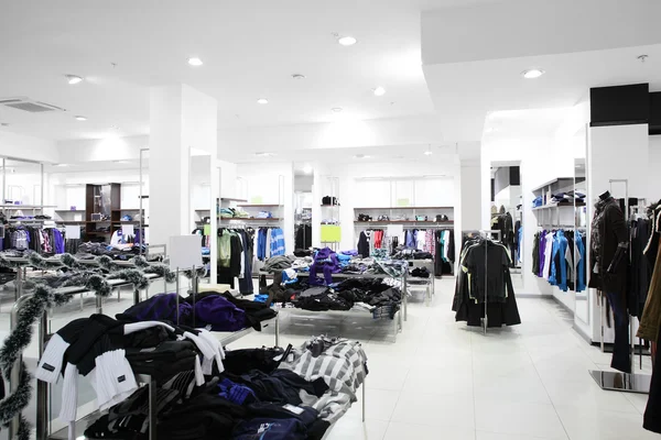 Nuevo interior de la tienda de tela —  Fotos de Stock