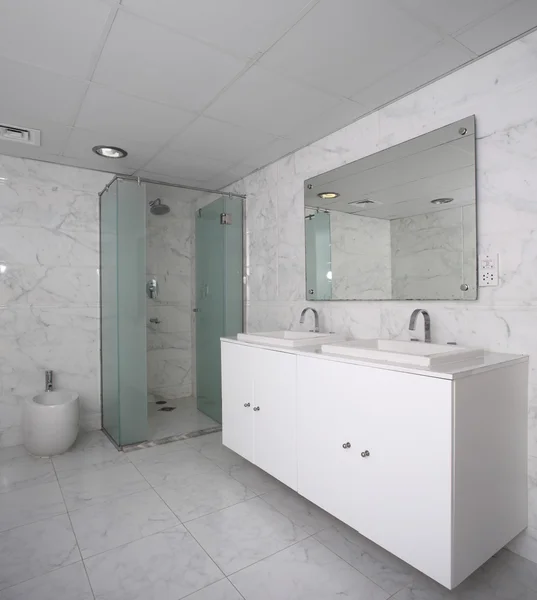 Interior of modern toilet in european style — Stock Photo, Image