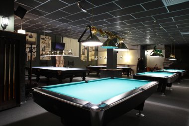 İç modern ve güzel Bilardo