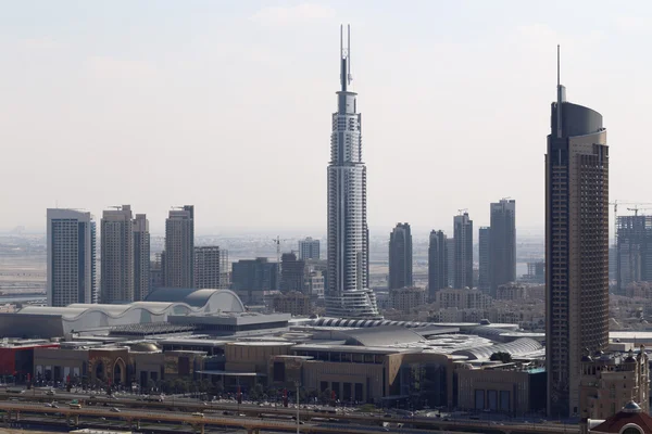 Dubai centro città bella vista sulla città — Foto Stock