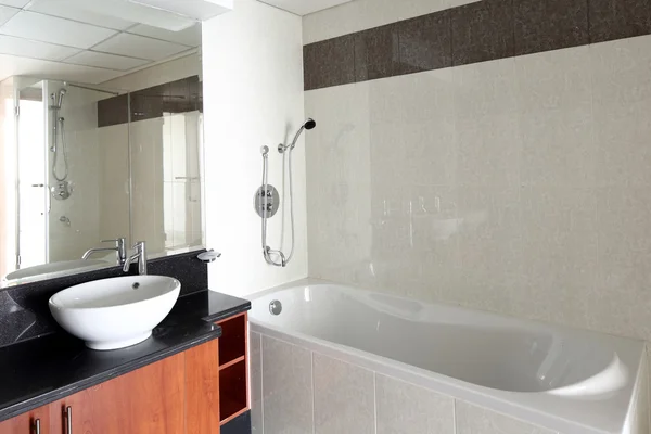 Interior of modern toilet in european style — Stock Photo, Image