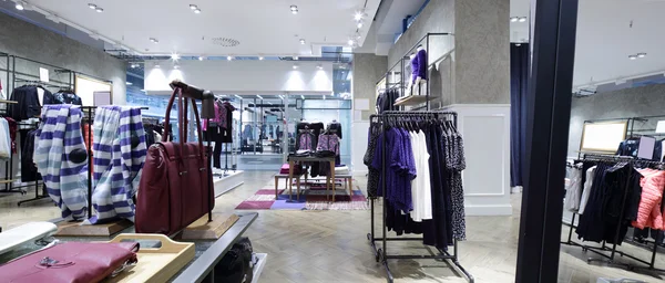 Interior baru toko kain — Stok Foto
