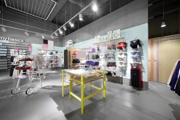 Interior of bright underwear shop Stock Photo by ©fiphoto 45863669