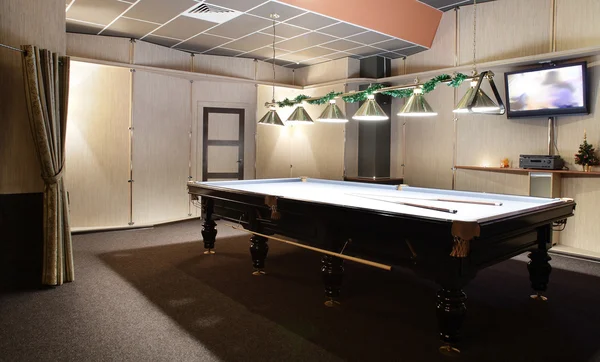 İç modern ve güzel Bilardo — Stok fotoğraf