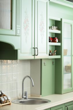 İç modern Avrupa mutfağı