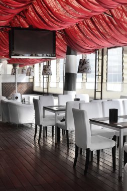 parlak renklerde Avrupa Restoran