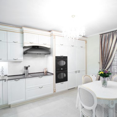 İç modern Avrupa mutfağı