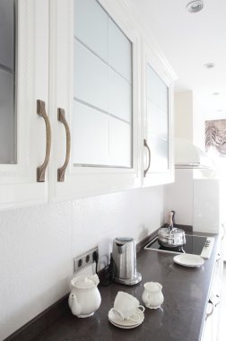 İç modern Avrupa mutfağı