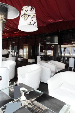 parlak renklerde Avrupa Restoran