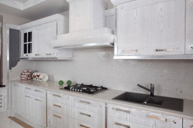 İç modern Avrupa mutfağı
