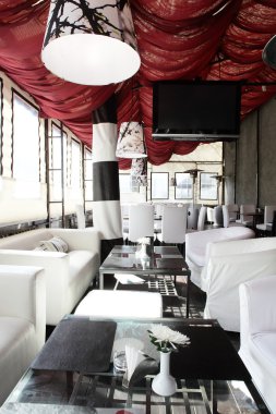 parlak renklerde Avrupa Restoran