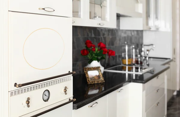 Interior of modern european kitchen — Stock Photo, Image