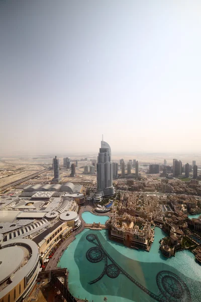 Dubai centro hermosa vista de la ciudad — Foto de Stock