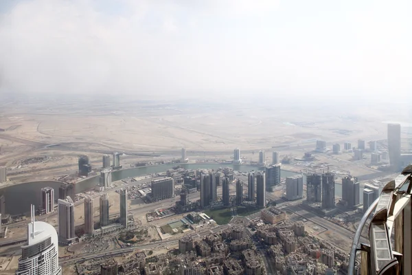 Dubai centro hermosa vista de la ciudad — Foto de Stock