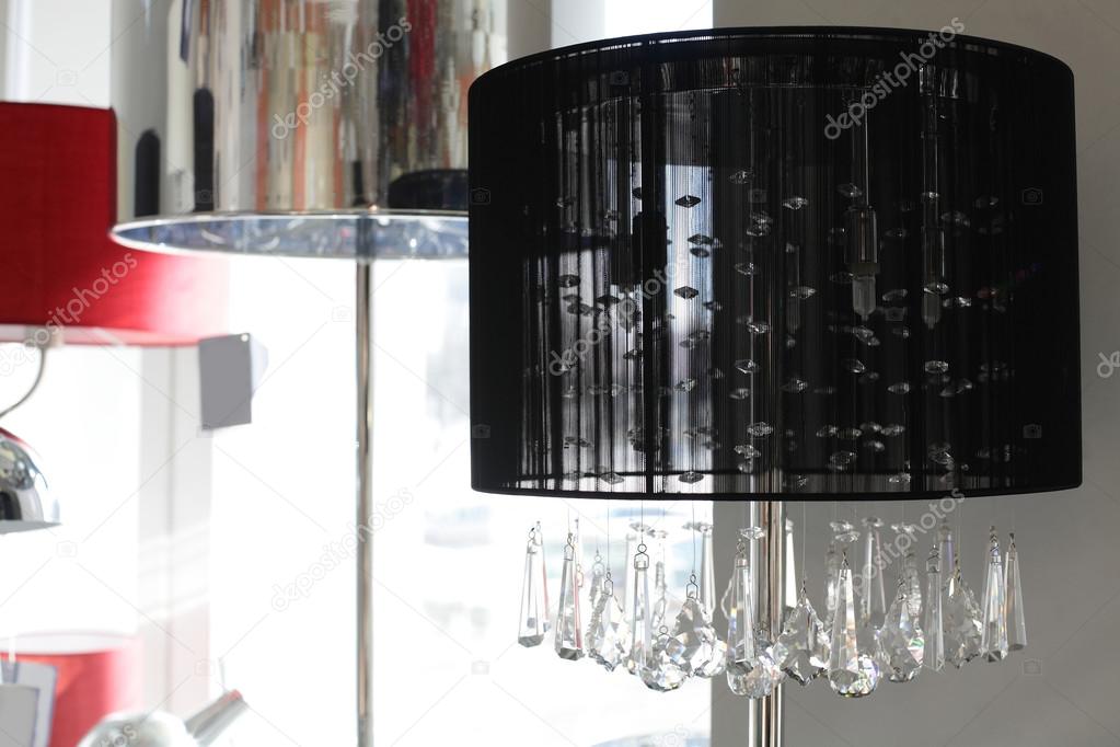 brand new interior of modern lamps