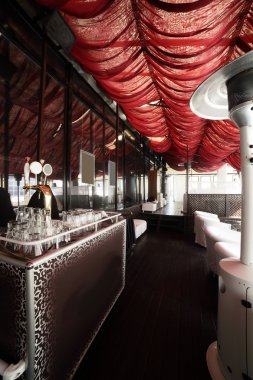 parlak renklerde Avrupa Restoran