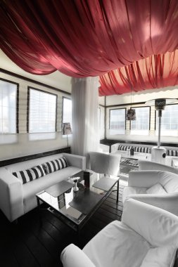 parlak renklerde Avrupa Restoran