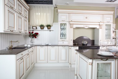 İç modern Avrupa mutfağı